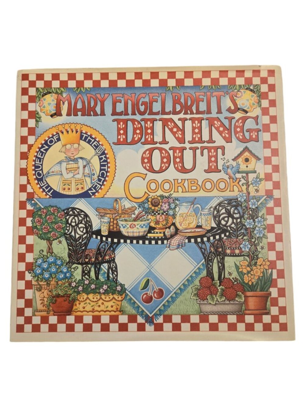Mary Engelbreits Dining Out Cookbook 2001 Recipe Book Kitchen Collectible